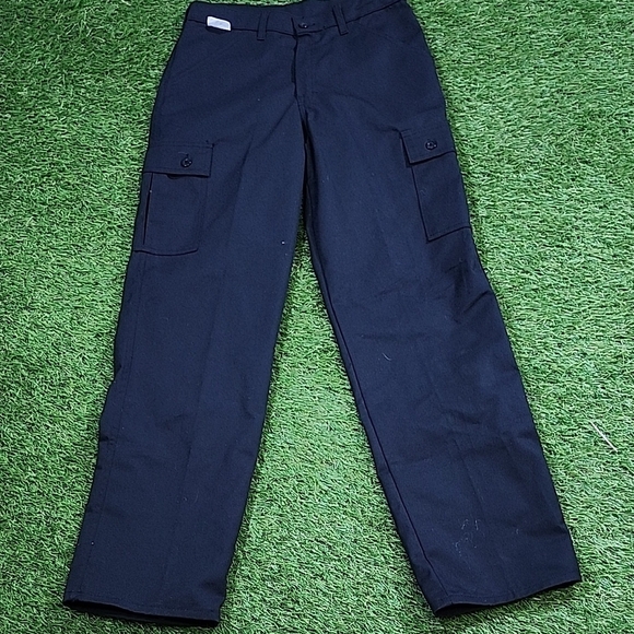 Men's Classic Black Cargo Pants Made In Canada 80s - Picture 2 of 8